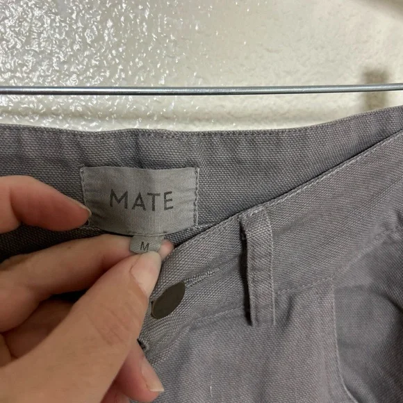 MATE The Label Organic Cotton Utility Cargo Gorpcore Industrial Chic Pants - Picture 5 of 9